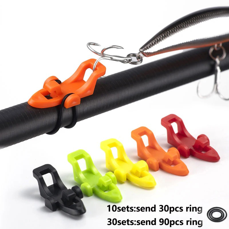 Fishing Hook Jig - 1-10 unidades Soporte de seguridad para