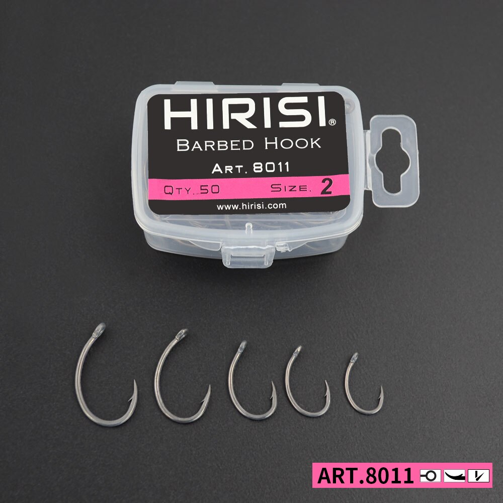 Fishing Hook Assortment - Hirisi-anzuelos de pesca de carpa, 50