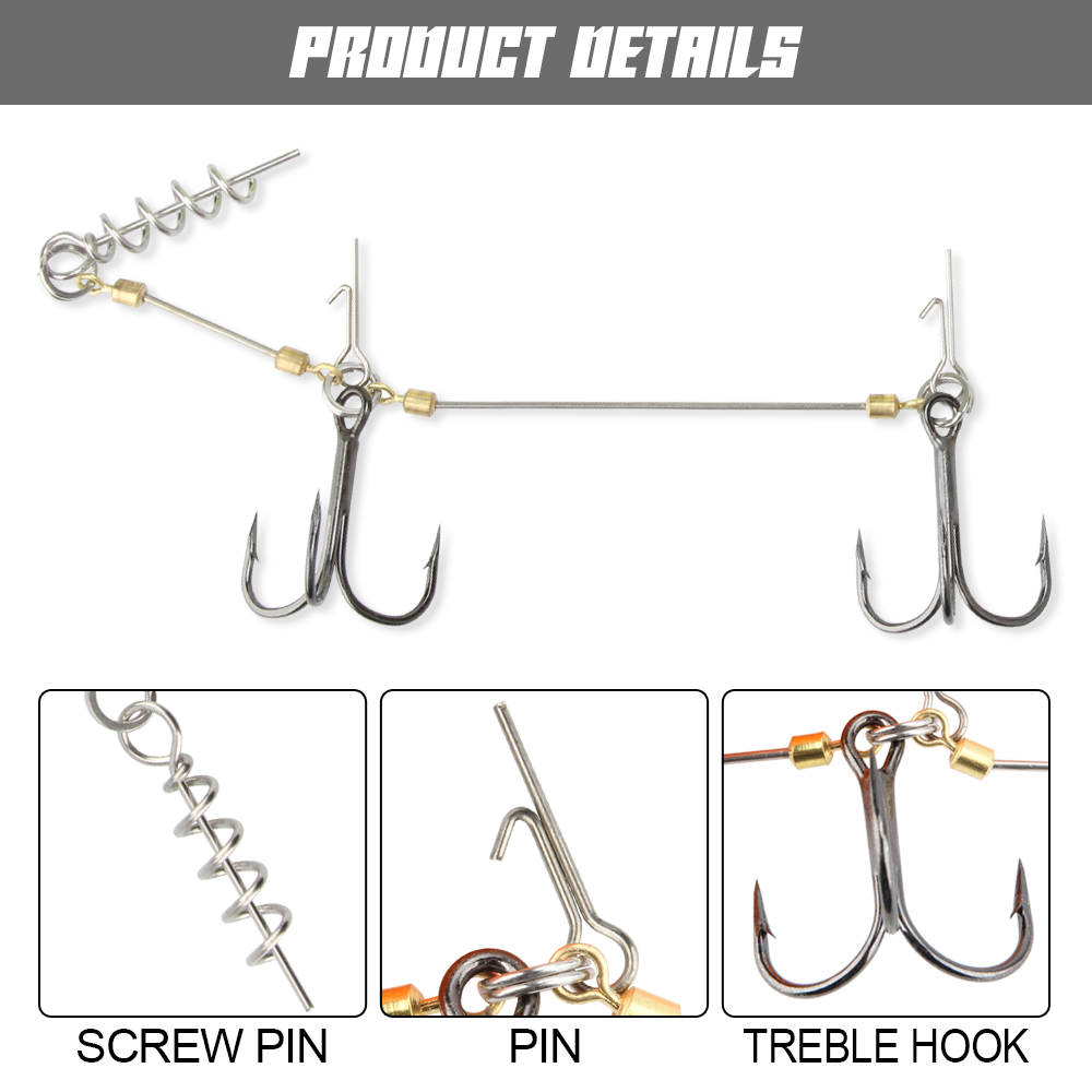 Sistema de anzuelo Spinpoler P - Fishing Hook Size reseña y precio