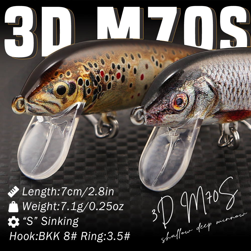 Señuelos de Pesca B&U, Minnow  - Fishing Hook Treble reseña y precio
