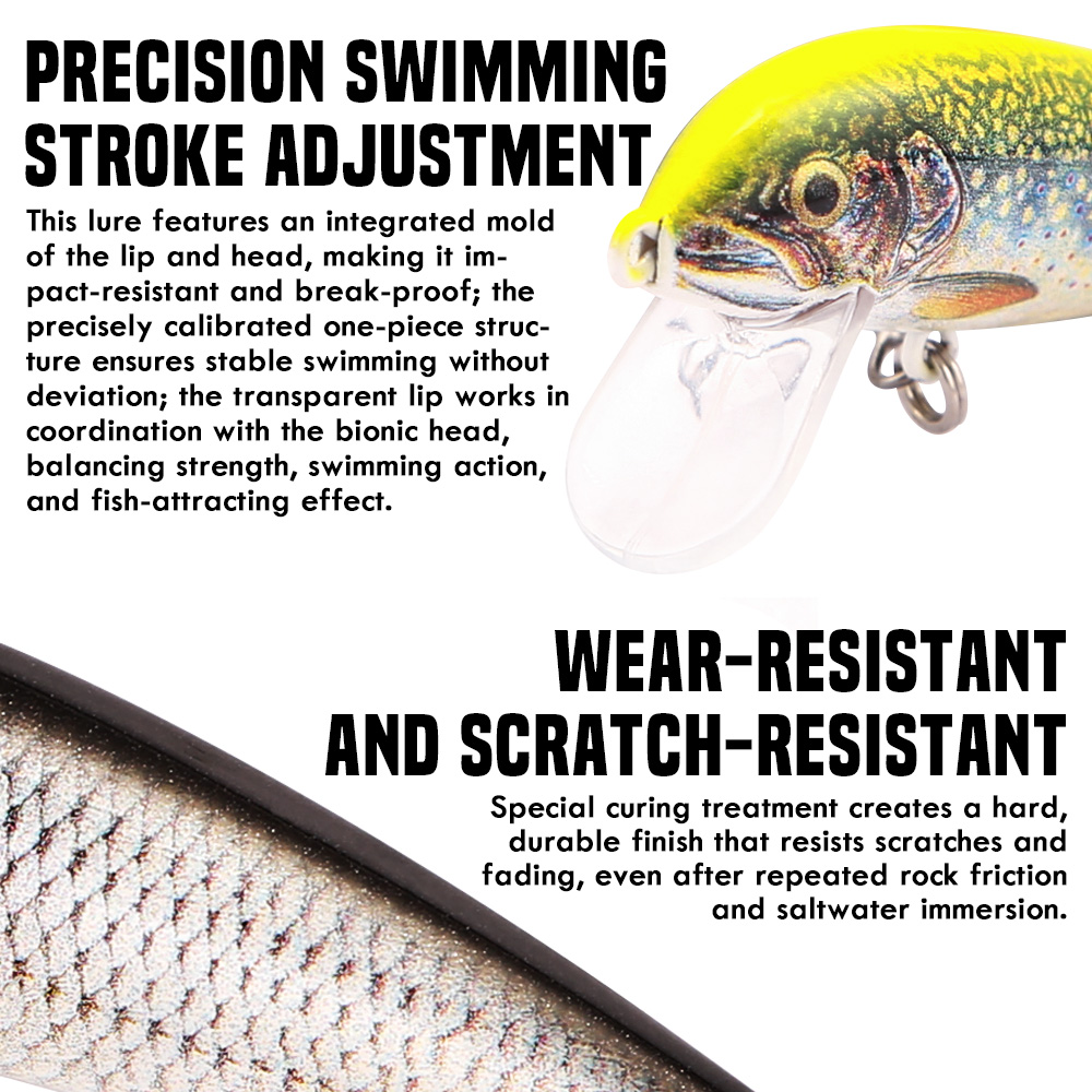 Señuelos de Pesca B&U, Minnow  - Fishing Hook Treble reseña y precio