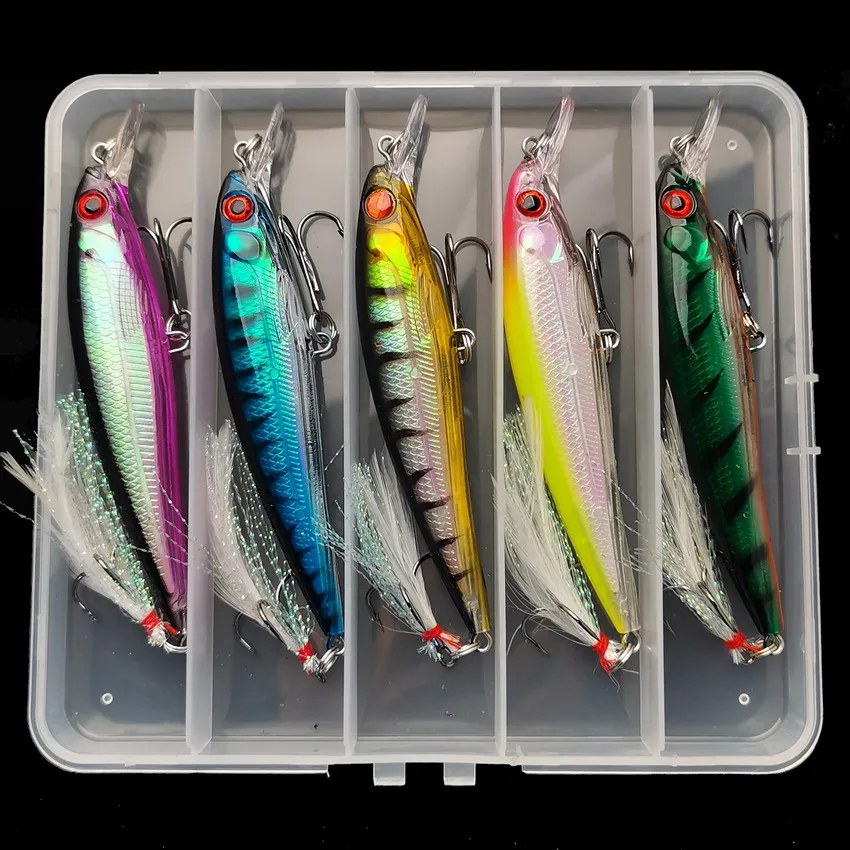 Señuelo de pesca de pececillo  - Fishing Hook Box reseña y precio