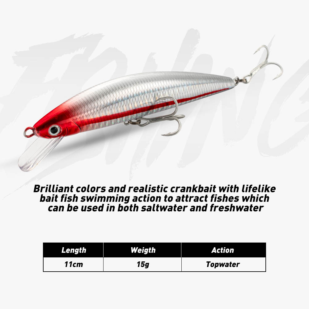 Señuelo de Pesca hundido Minno - Fishing Hook Treble reseña y precio