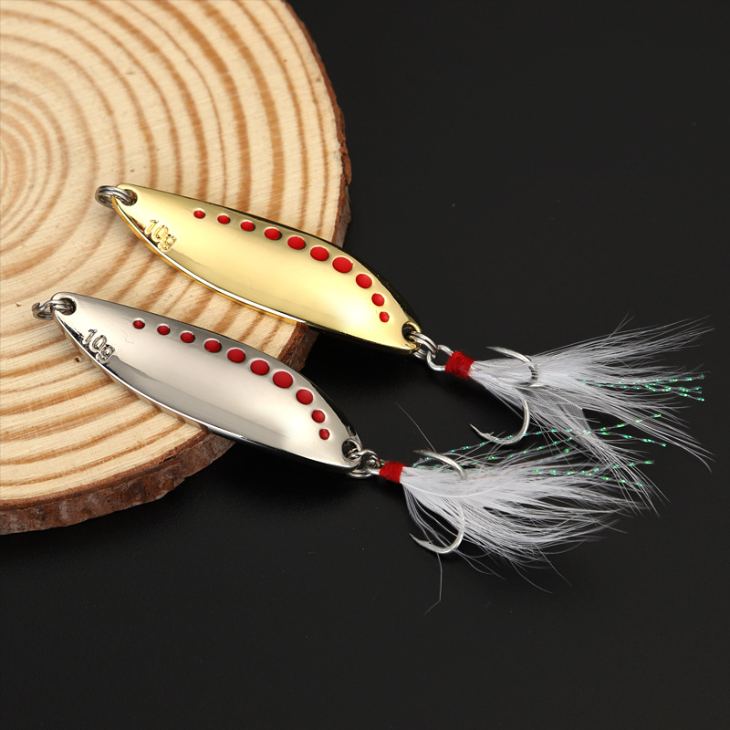 1 Uds 5g-20gMetal Spinner cuch - Fishing Hook Treble reseña y precio