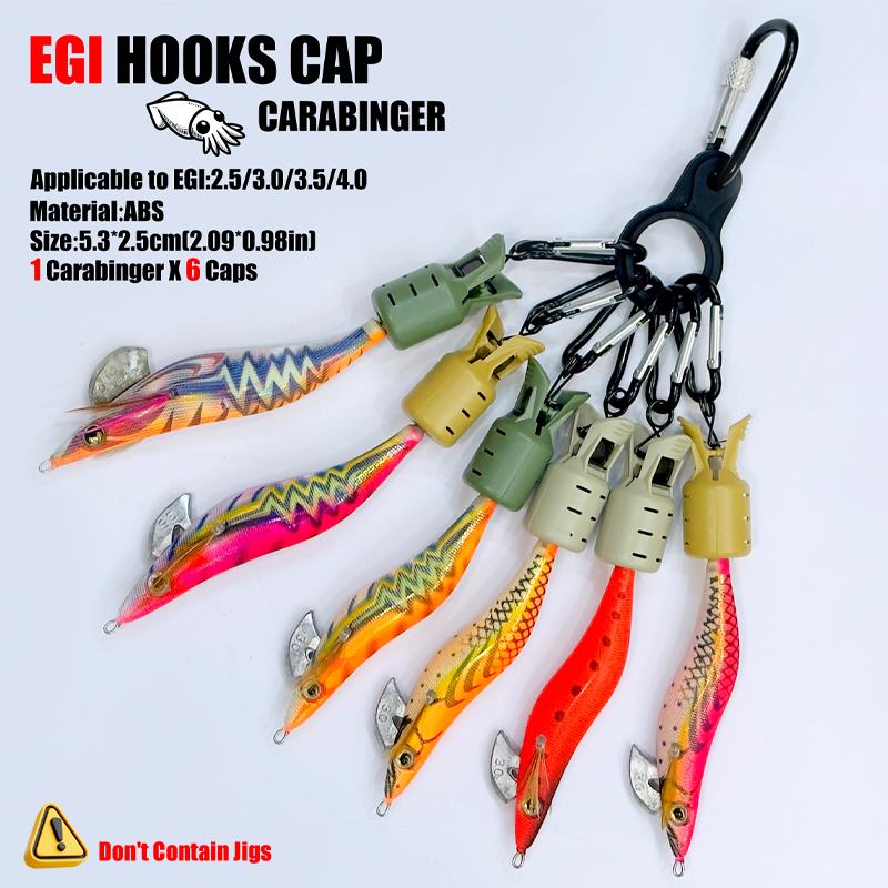 Gorros de anzuelo de calamar y - Fishing Hook Jig reseña y precio