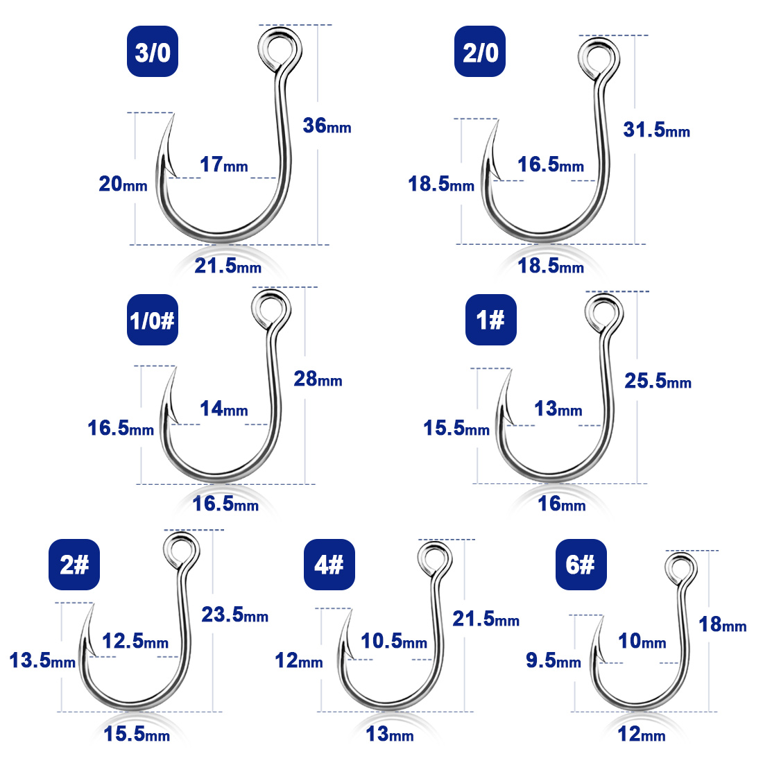 Anzuelos de pesca de 9KM, 25 u - Fishing Hook Barbless reseña y precio