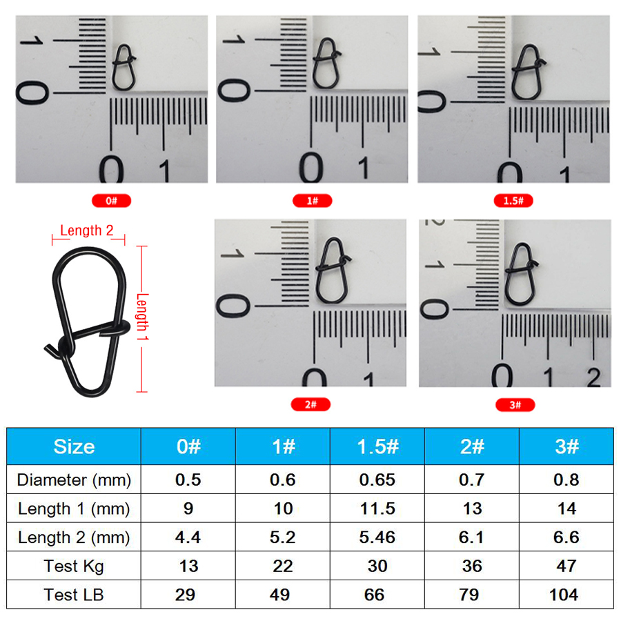 50 Uds. Broches Crankbait de a - Fishing Hook Stainless Steel reseña y precio