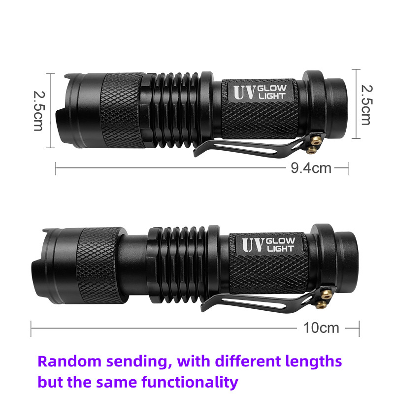 Mini linterna UV de 395nm, señ - Fishing Hook Jig reseña y precio
