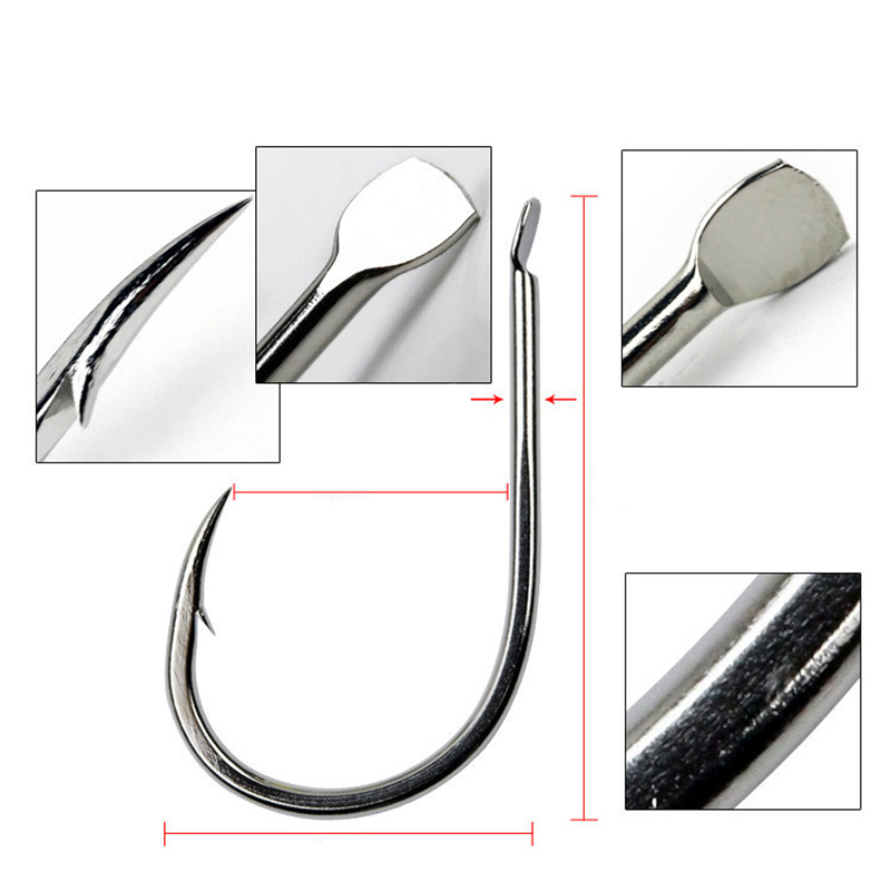 Anzuelos de pesca con púas de  - Fishing Hook Circle reseña y precio