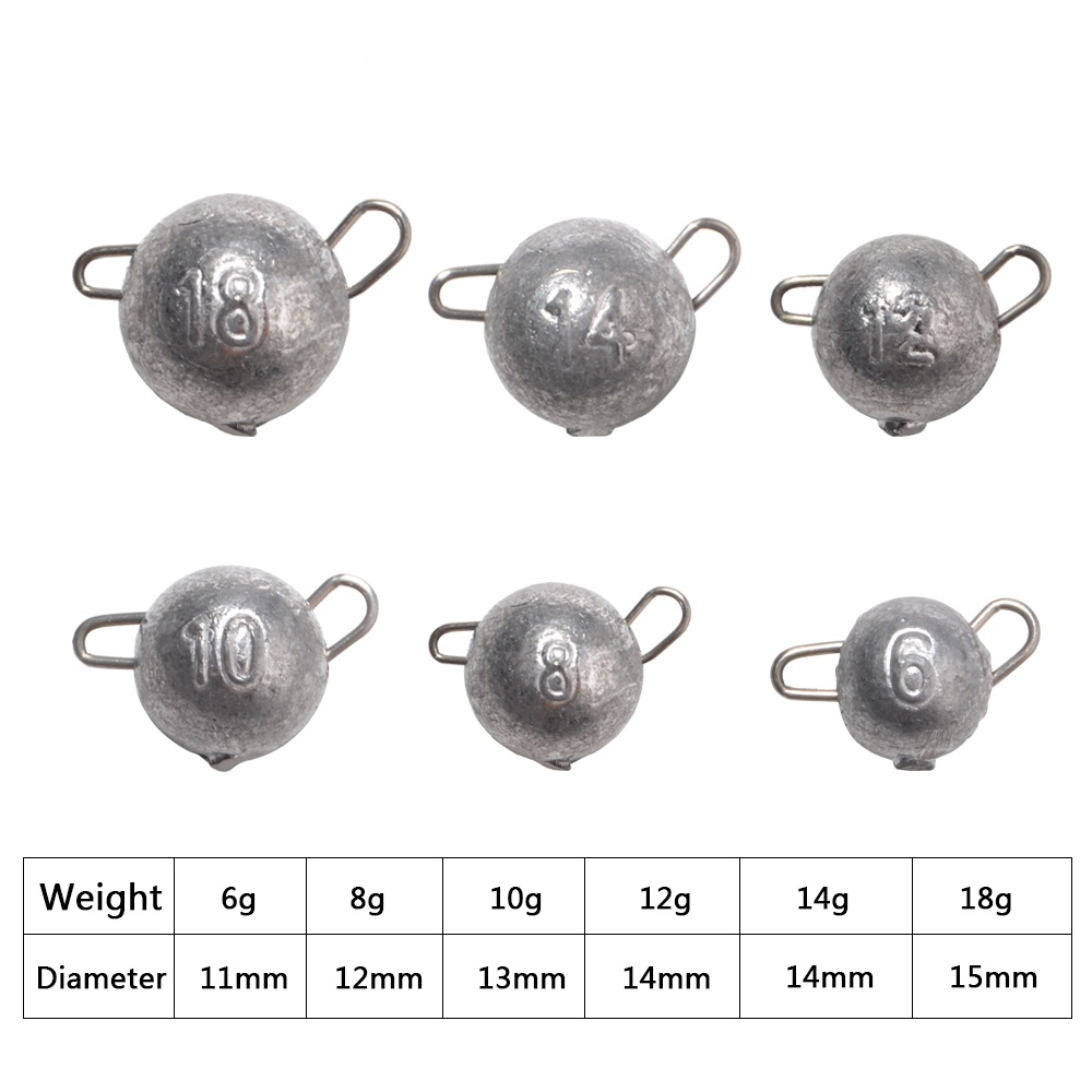 FTK 5 uds supercontinente plom - Fishing Hook Jig reseña y precio