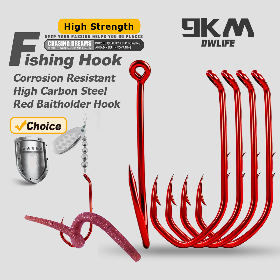 Anzuelo de Pesca de 9KM, 50-10 - Fishing Hook Circle reseña y precio