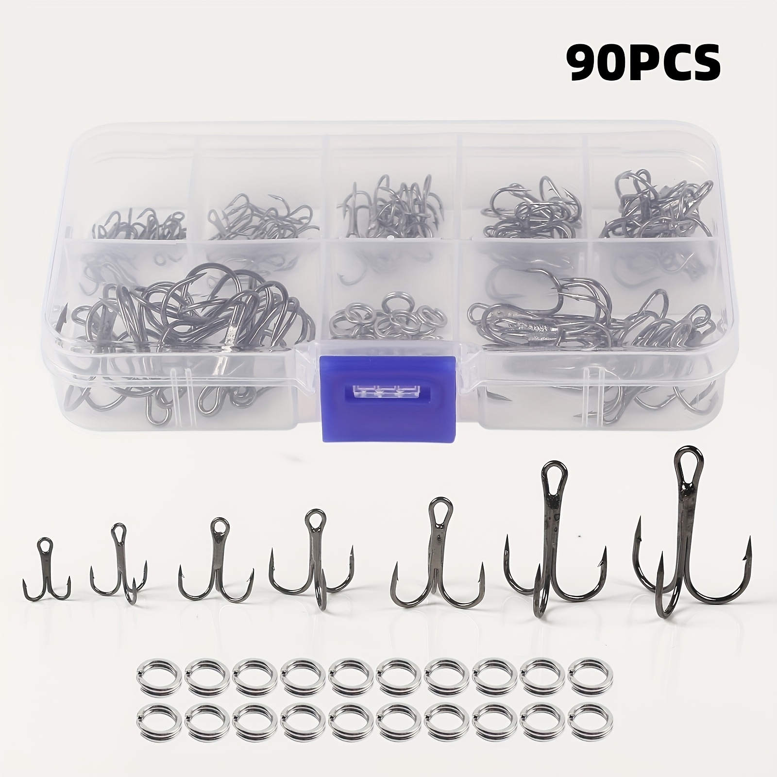 Kit de 90 piezas de señuelos c - Fishing Hook Circle reseña y precio