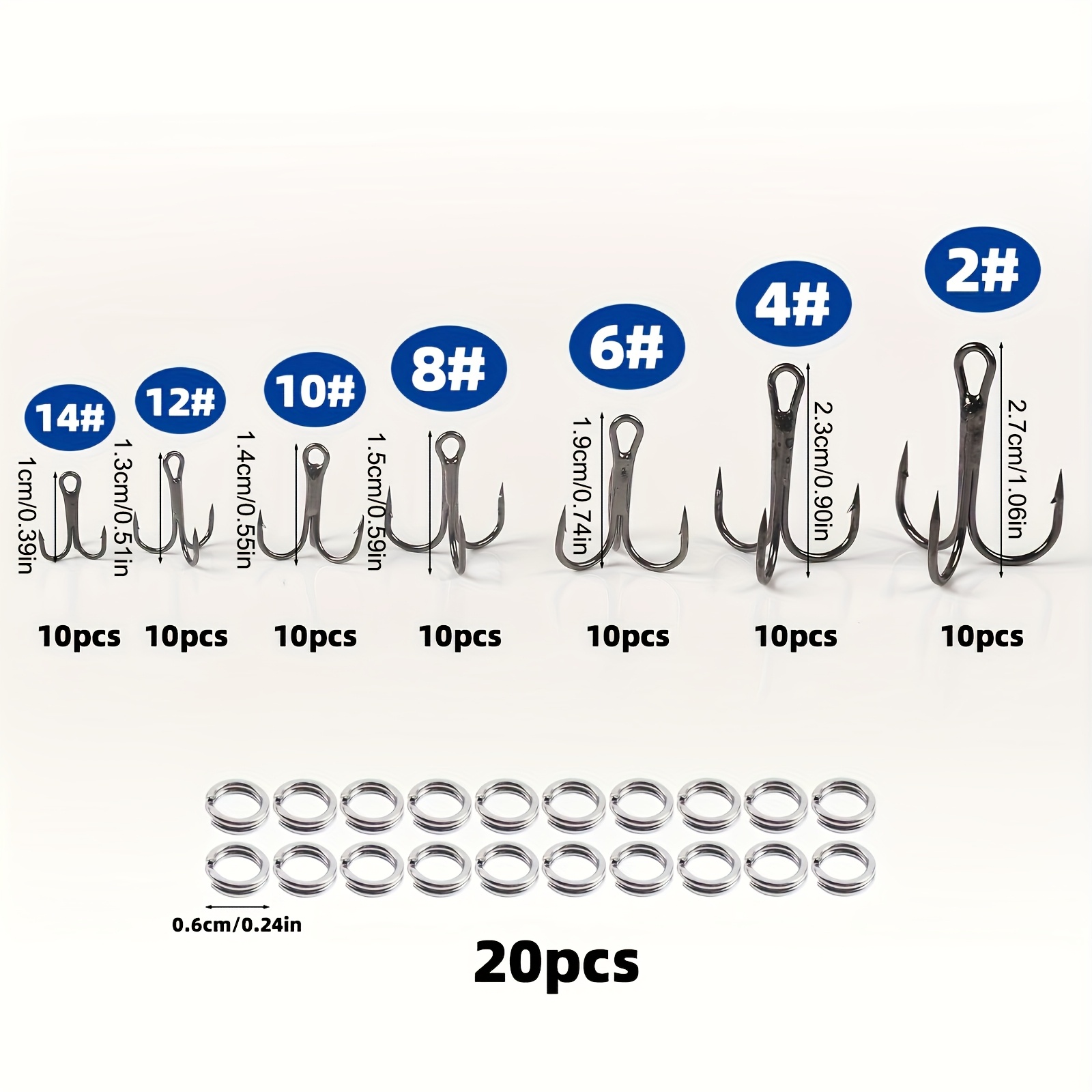 Kit de 90 piezas de señuelos c - Fishing Hook Circle reseña y precio