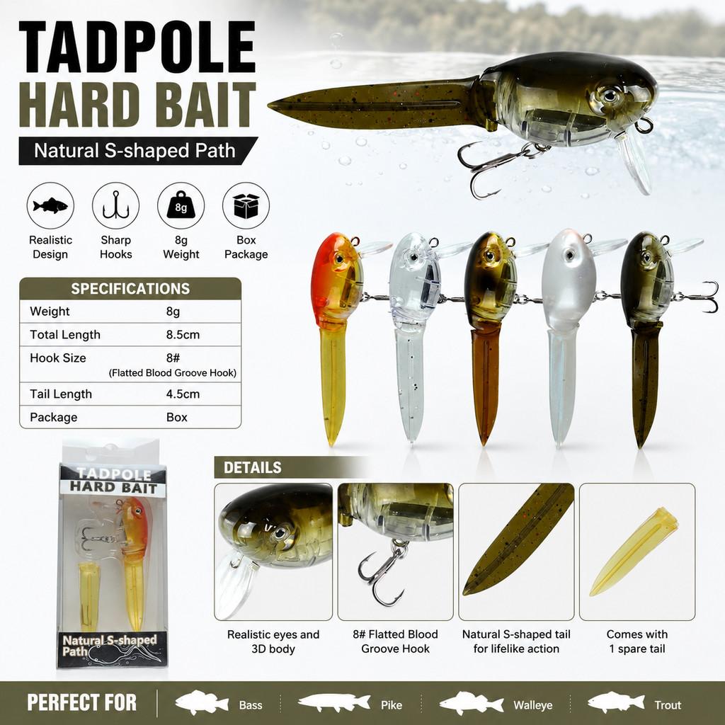 1 señuelo de pesca duro tipo T - Fishing Hook Treble reseña y precio